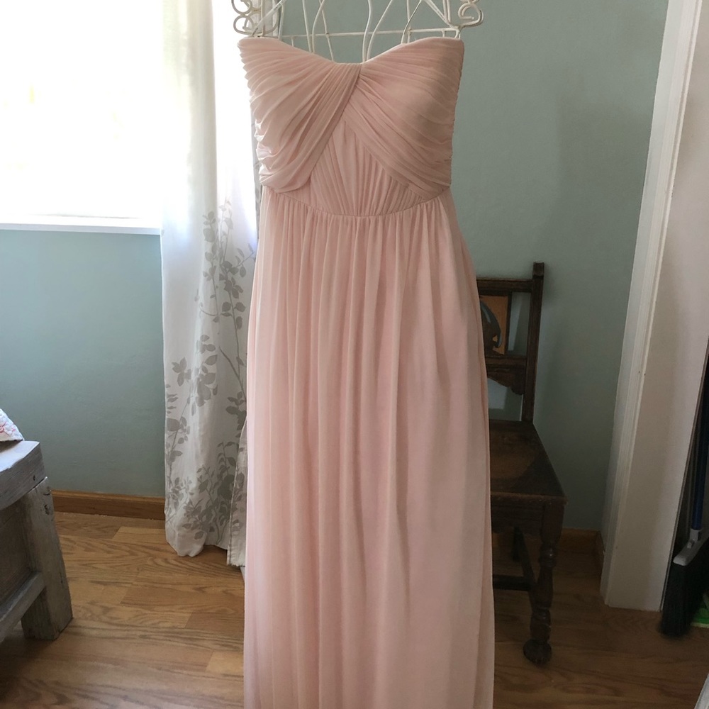 Blush formal dress